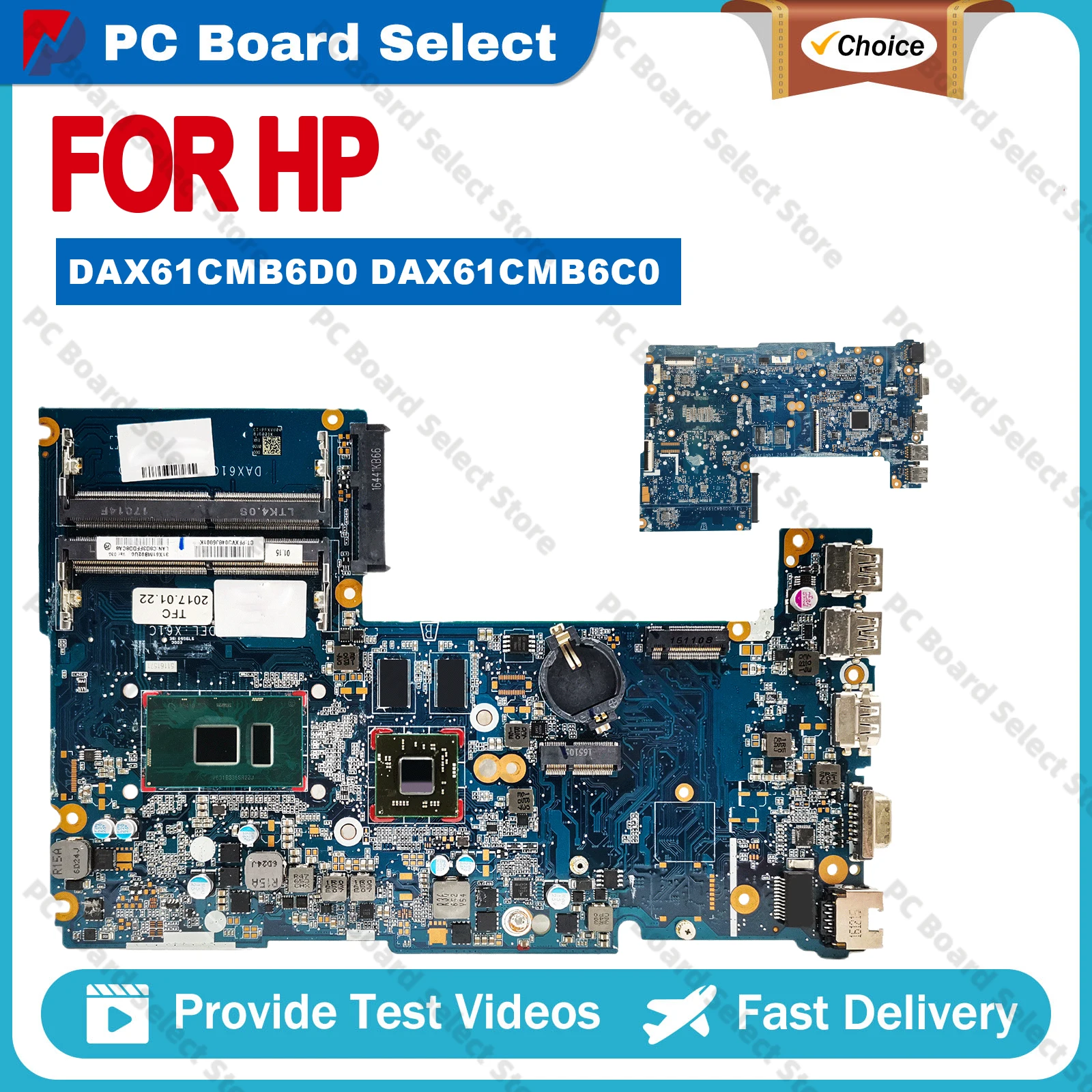 DAX61CMB6D0 DAX61CMB6C0 For HP Probook 430 G3 440 G3 Laptop Motherboard i3 i5 i7-6th Gen CPU V2G GPU DDR4 100% Tested OK
DAX61CMB6D0 DAX61CMB6C0 For HP Probook 430 G3 440 G3 Laptop Motherboard i3 i5 i7-6th Gen CPU V2G GPU DDR4 100% Tested OK