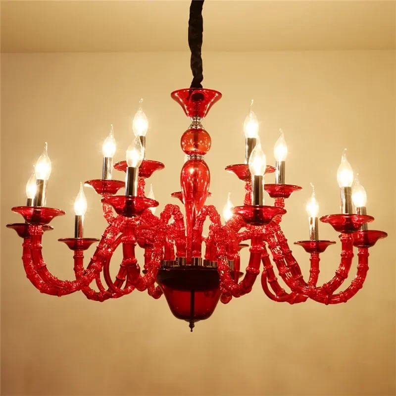 DORIAN European Red Pendent Lamp Candle Lamp Luxury Art Living Room Restaurant BedroomVilla Hotel KTV Chandelier
DORIAN European Red Pendent Lamp Candle Lamp Luxury Art Living Room Restaurant BedroomVilla Hotel KTV Chandelier