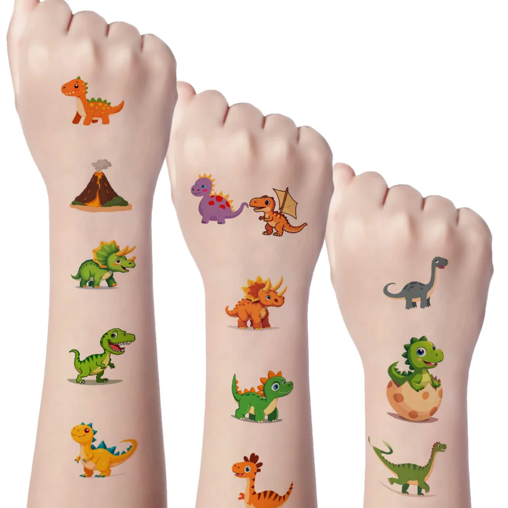 54pcs Temporary Tattoo Cartoon Dinosaurs Temporary Tattoo Stickers Cute Dinosaurs Cartoon For Cheeks Men Girls
54pcs Temporary Tattoo Cartoon Dinosaurs Temporary Tattoo Stickers Cute Dinosaurs Cartoon For Cheeks Men Girls