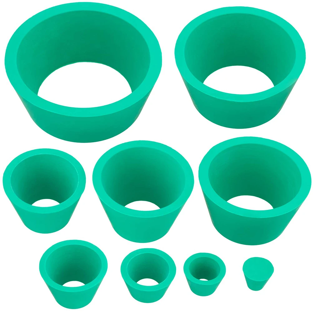 9pcs Filter Adapter Cones Set Smooth Rubber Stopper Silica Gel Funnel Filtration Acid Resistant Experimental Apparatus
9pcs Filter Adapter Cones Set Smooth Rubber Stopper Silica Gel Funnel Filtration Acid Resistant Experimental Apparatus