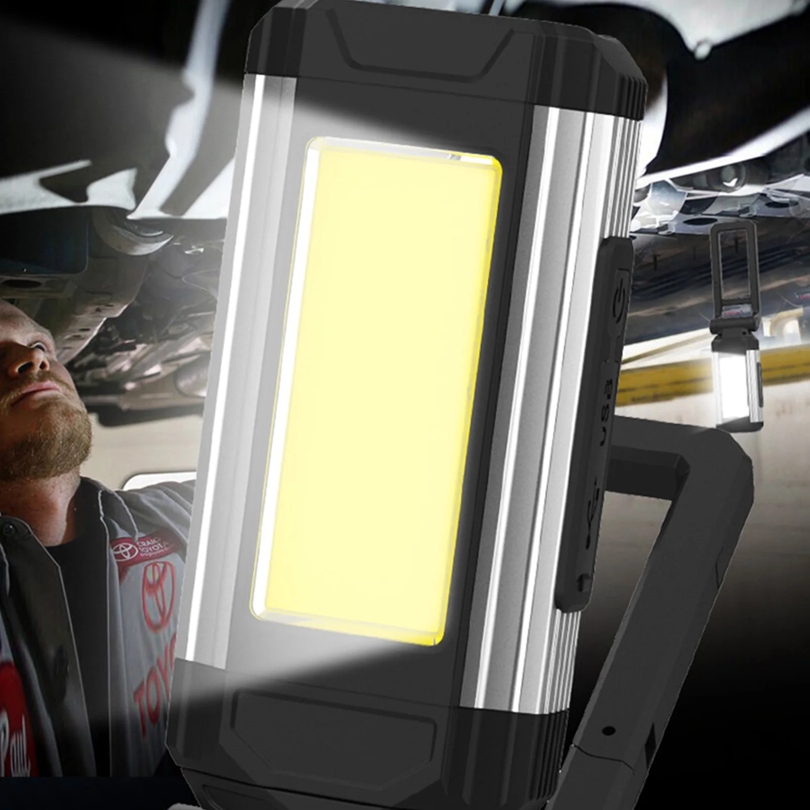 Мощный фонарь для кемпинга IPX6, водонепроницаемый, 2200 мАч, регулируемый фонарь, перезаряжаемый через USB, 800 лм, аварийное освещение, срок службы до 6 часов, 5 режимов
Мощный фонарь для кемпинга IPX6, водонепроницаемый, 2200 мАч, регулируемый фонарь, перезаряжаемый через USB, 800 лм, аварийное освещение, срок службы до 6 часов, 5 режимов