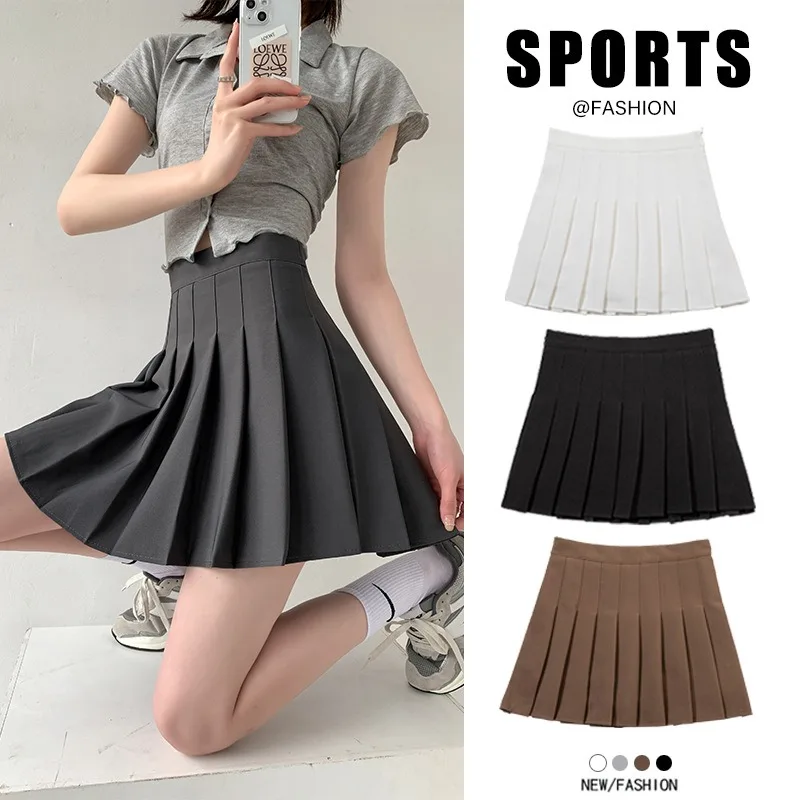 Gray Half-body Skirt Female Summer Thin 2025 New Pleated Skirt High-waisted Small A-line Skirt Student Skirt
Gray Half-body Skirt Female Summer Thin 2025 New Pleated Skirt High-waisted Small A-line Skirt Student Skirt