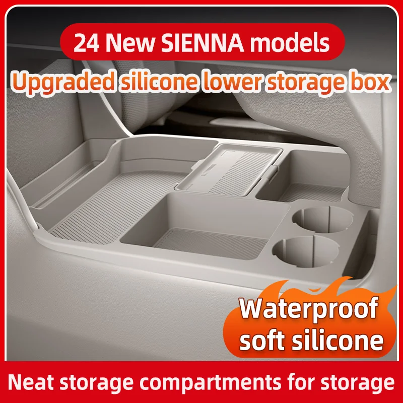 Suitable for Toyota Sienna Center Control Under Storage Box Gridsrevia Multifunctional Storage Box Silicone Storage Box
Suitable for Toyota Sienna Center Control Under Storage Box Gridsrevia Multifunctional Storage Box Silicone Storage Box