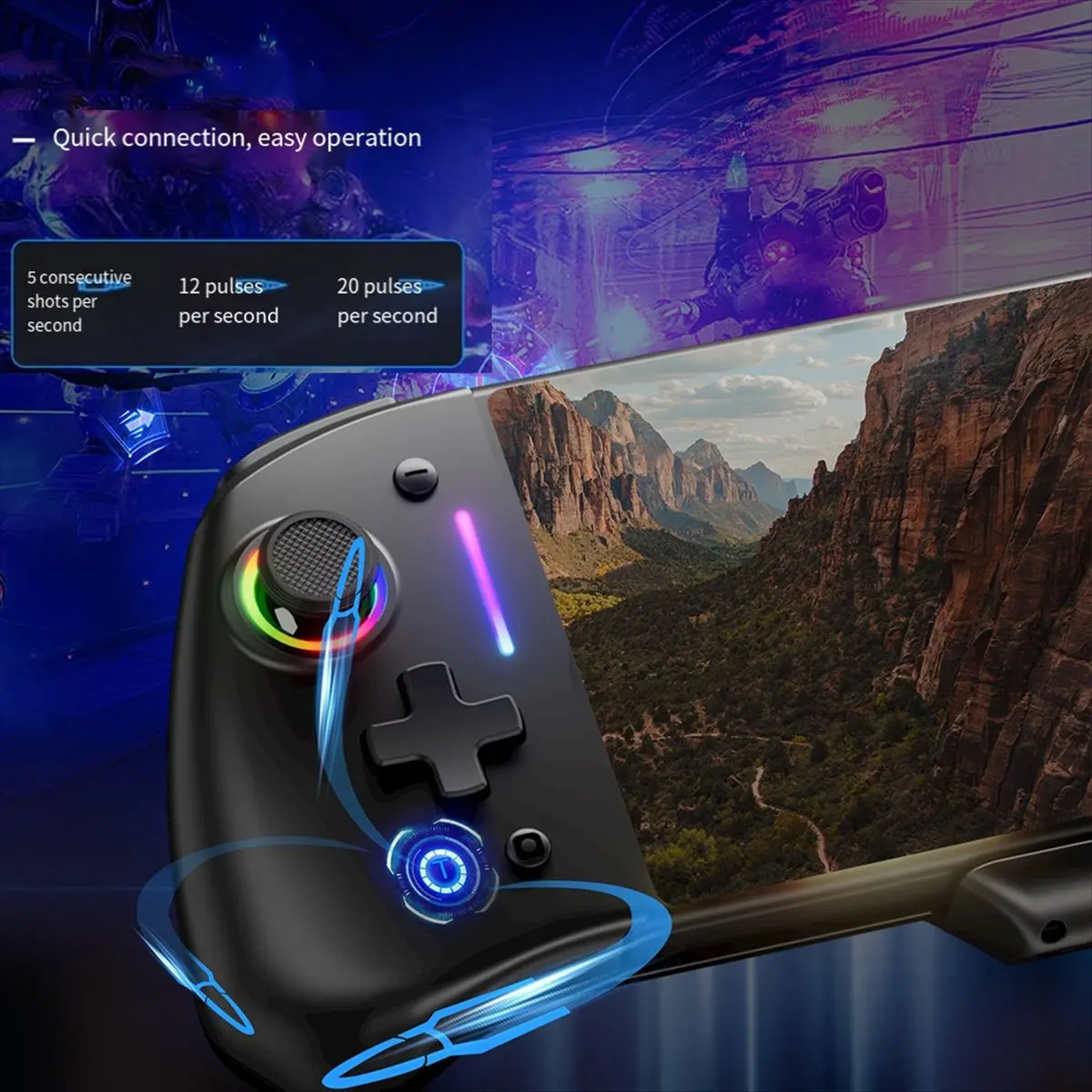 For Switch Gamepad Controller Built-in 6- Gyro Design Handheld Grip Double Motor Vibrations JoyPad A
For Switch Gamepad Controller Built-in 6- Gyro Design Handheld Grip Double Motor Vibrations JoyPad A