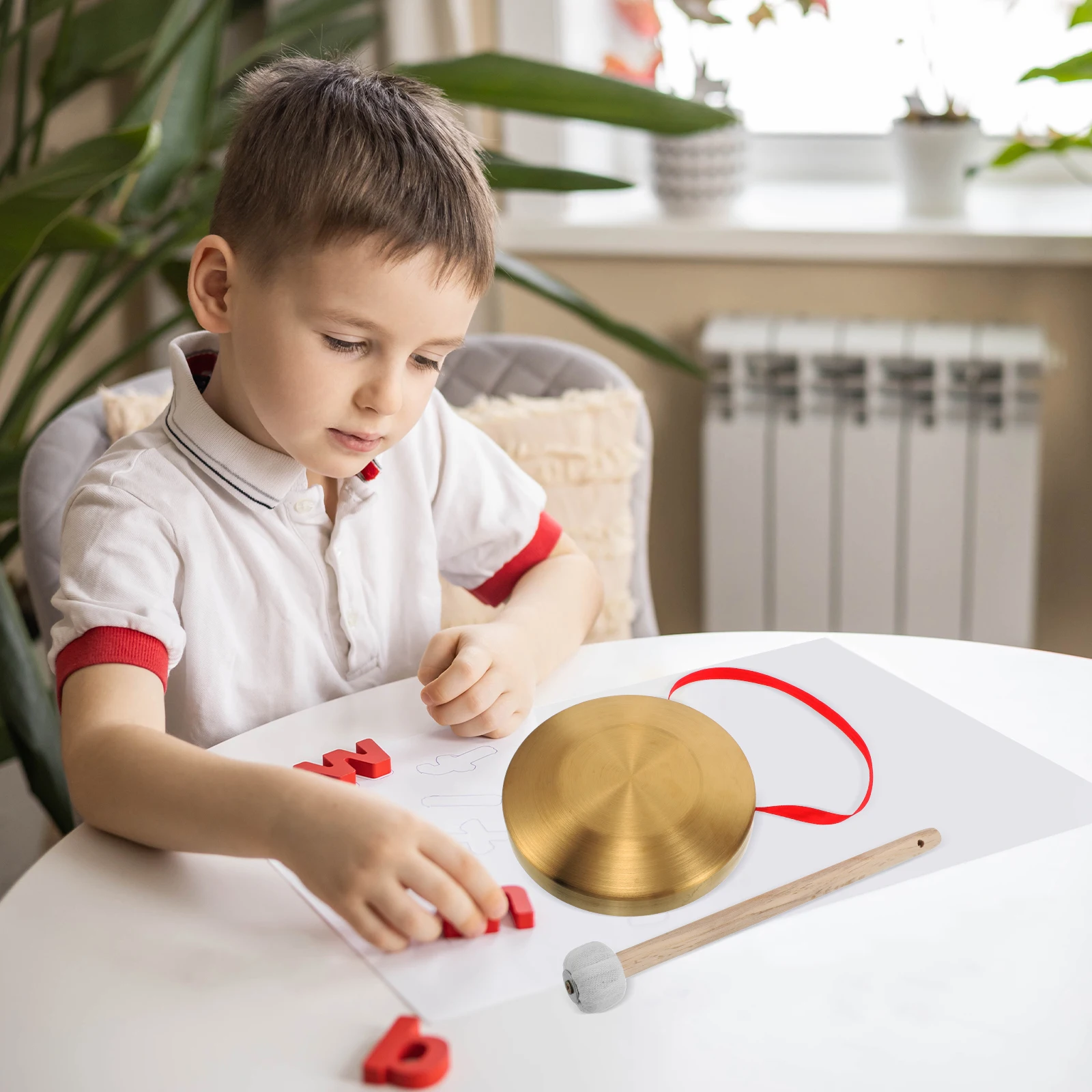 Mini 15cm Copper Gong Cymbals Kids Percussion Instrument H held Bell Decor Musical Toys Traditional Chinese Brass
Mini 15cm Copper Gong Cymbals Kids Percussion Instrument H held Bell Decor Musical Toys Traditional Chinese Brass