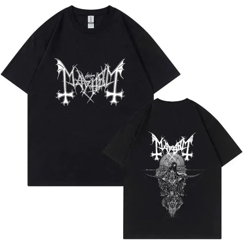 Hot Sale Rock Band Mayhem T-shirt Summer Men Women Death Black Metal Streetwear Men's Gothic Punk Oversized Crewneck T Shirts
Hot Sale Rock Band Mayhem T-shirt Summer Men Women Death Black Metal Streetwear Men's Gothic Punk Oversized Crewneck T Shirts