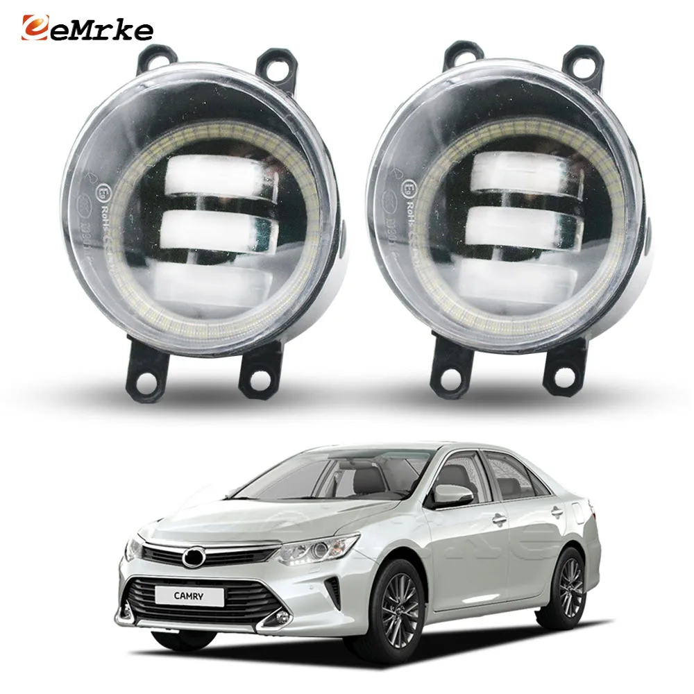 LED Fog Lights for Toyota Camry XV50 Daihatsu Altis 2015 2016 2017 Car PTF with Lens Angel Eyes DRL Fog Driving Lamp Headlights
LED Fog Lights for Toyota Camry XV50 Daihatsu Altis 2015 2016 2017 Car PTF with Lens Angel Eyes DRL Fog Driving Lamp Headlights