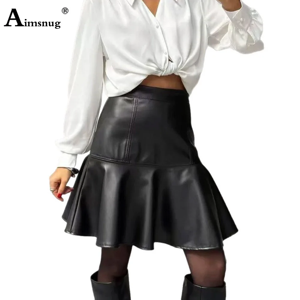 2026 Womens High Cut Fashion Trumpet Pu Leather Skirts Sexy Club Dance Party Skirt Dress Elastic Waist Short Mini Bottoms New
2026 Womens High Cut Fashion Trumpet Pu Leather Skirts Sexy Club Dance Party Skirt Dress Elastic Waist Short Mini Bottoms New