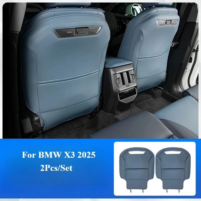 For BMW X3 2024 2025 Car Seat Back Anti Kick Pad Leather Anti-dirty Pad Protective Mat Seat Protector Car Interior Accessories
For BMW X3 2024 2025 Car Seat Back Anti Kick Pad Leather Anti-dirty Pad Protective Mat Seat Protector Car Interior Accessories