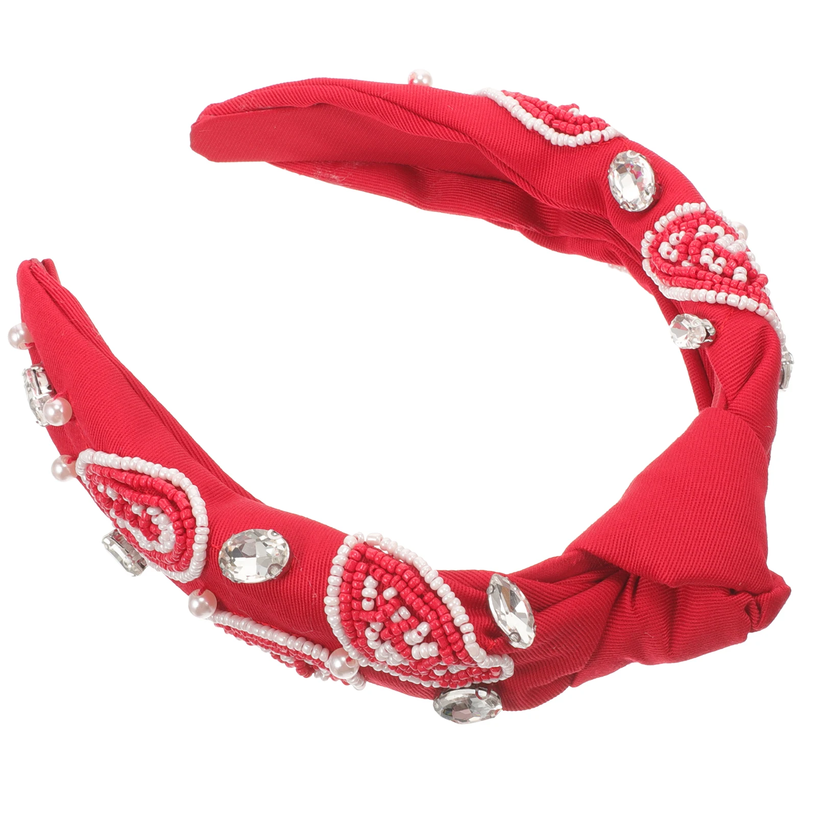 Rugby Beads sewn Headb Red White Women Pearl Thick Pearl Headb Fashion Knots Fall Hair Styling Tools Accessories
Rugby Beads sewn Headb Red White Women Pearl Thick Pearl Headb Fashion Knots Fall Hair Styling Tools Accessories