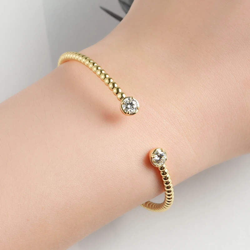 Sparkling Moissanite Bracelets For Women Girl Original and Pure 925 Sterling Silver Cuff Bracelet Open Wrist Jewelry Gift
Sparkling Moissanite Bracelets For Women Girl Original and Pure 925 Sterling Silver Cuff Bracelet Open Wrist Jewelry Gift