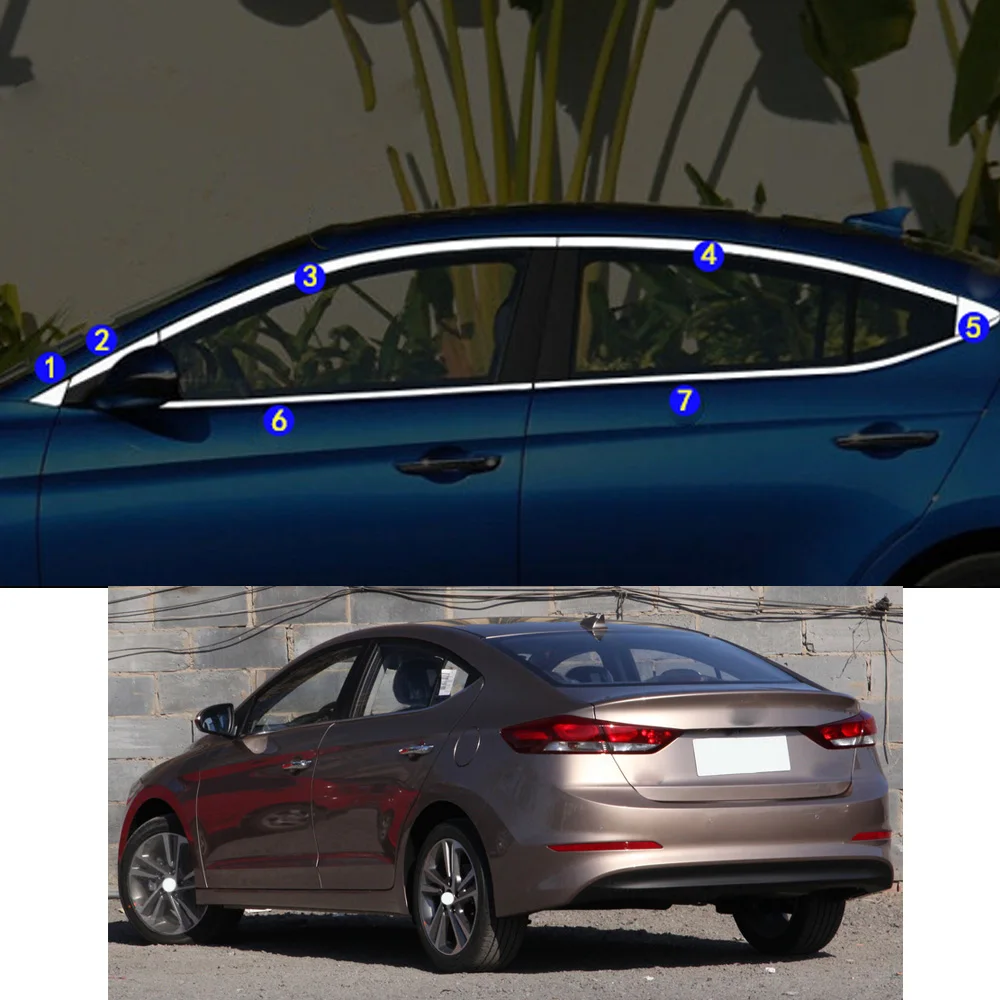 For Hyundai Elantra 2016 2017 2018 2019 2020 Car Styling Sticker Garnish Pillar Window Middle Strip Trim Frame Hoods Parts
For Hyundai Elantra 2016 2017 2018 2019 2020 Car Styling Sticker Garnish Pillar Window Middle Strip Trim Frame Hoods Parts