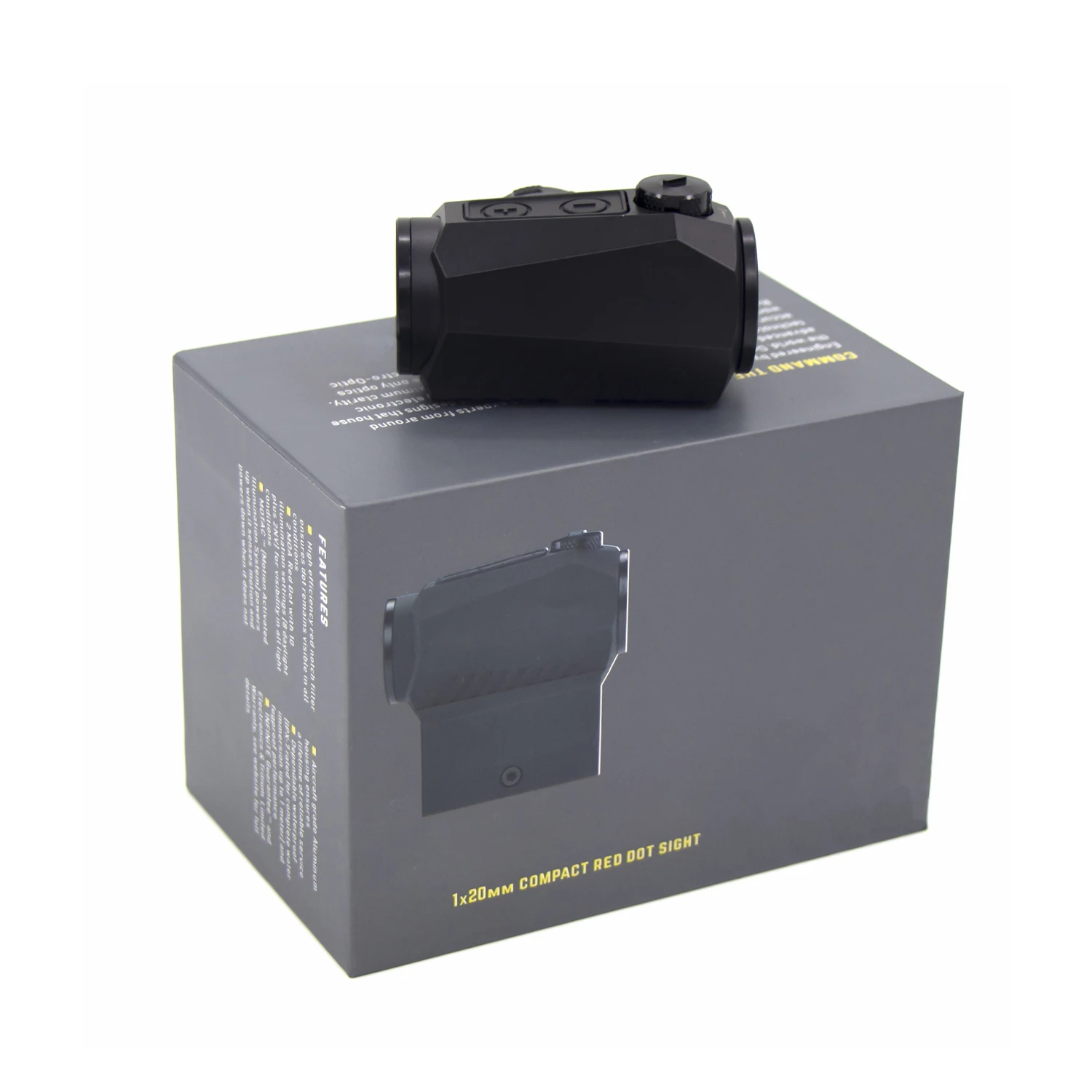 Original R5 1x20mm Compact 2 Moa Red Dot Sight Airsoft Riflescope Hunting Scope with Motion Activated-SOR52001
Original R5 1x20mm Compact 2 Moa Red Dot Sight Airsoft Riflescope Hunting Scope with Motion Activated-SOR52001