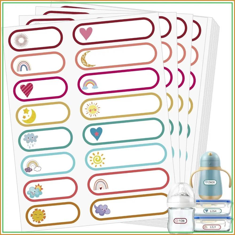 480 Pcs Waterproof Labels for Bottles, Self-Laminating Name Stickers for Daycare Essentials
480 Pcs Waterproof Labels for Bottles, Self-Laminating Name Stickers for Daycare Essentials