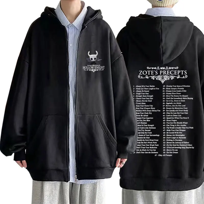 Game Hollow Knight Graphic Zipper Hoodie Men Women Fashion Oversized Zip Up Hoodies Unsiex Vintage Casual Fleece Cotton Jacket
Game Hollow Knight Graphic Zipper Hoodie Men Women Fashion Oversized Zip Up Hoodies Unsiex Vintage Casual Fleece Cotton Jacket