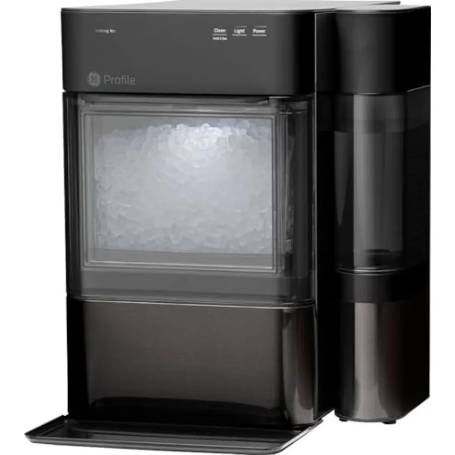 Countertop nugget ice maker with stainless steel body, silver color, 0.75-gallon tank, chewable crunchable ice, WiFi smart conn
Countertop nugget ice maker with stainless steel body, silver color, 0.75-gallon tank, chewable crunchable ice, WiFi smart conn