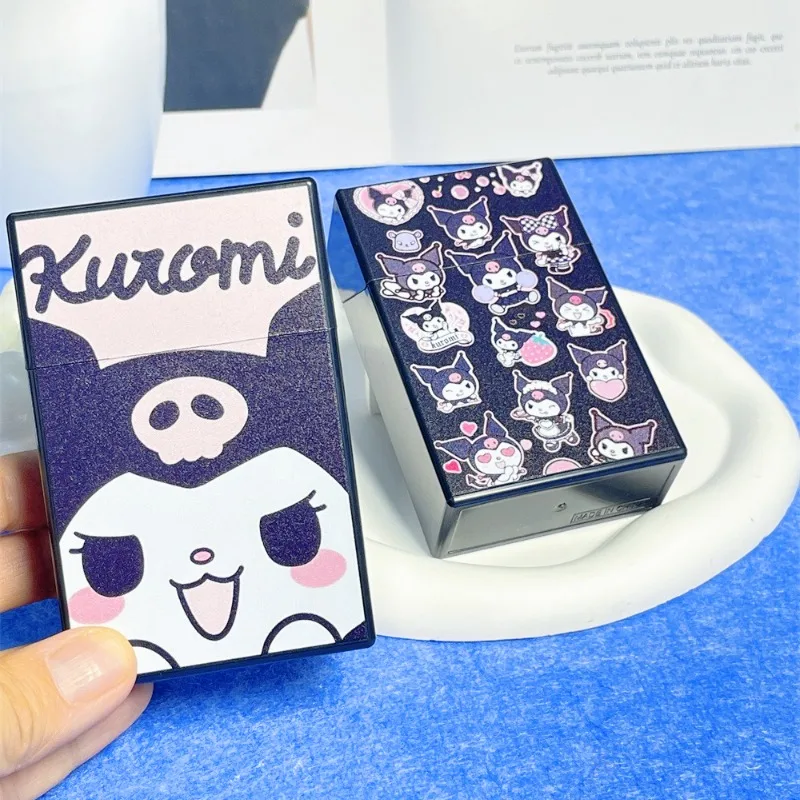New Cute Sanrio Kuromi PVC Storage Box Anime Action Figures Cartoon Kawaii Cigarette Case Anime Merchandise Decoration Girl Gift
New Cute Sanrio Kuromi PVC Storage Box Anime Action Figures Cartoon Kawaii Cigarette Case Anime Merchandise Decoration Girl Gift