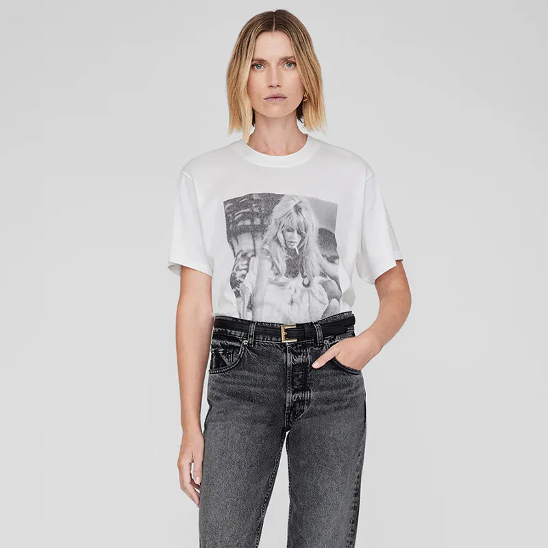 Summer New North American Niche Front Digital Printing Brigitte Bardot Women's Short Sleeve T-Shirt
Summer New North American Niche Front Digital Printing Brigitte Bardot Women's Short Sleeve T-Shirt