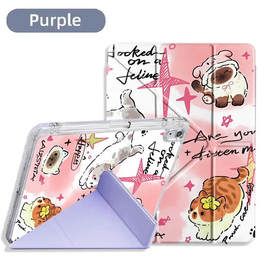 Holder Cover Tablet Case For iPad Mini 6 7 11th 10th 9th 8th 7th 12.9inch Air 4 5 M3 M2 M4 11inch Pro 2025 Y-Fold Cute Kittens
Holder Cover Tablet Case For iPad Mini 6 7 11th 10th 9th 8th 7th 12.9inch Air 4 5 M3 M2 M4 11inch Pro 2025 Y-Fold Cute Kittens