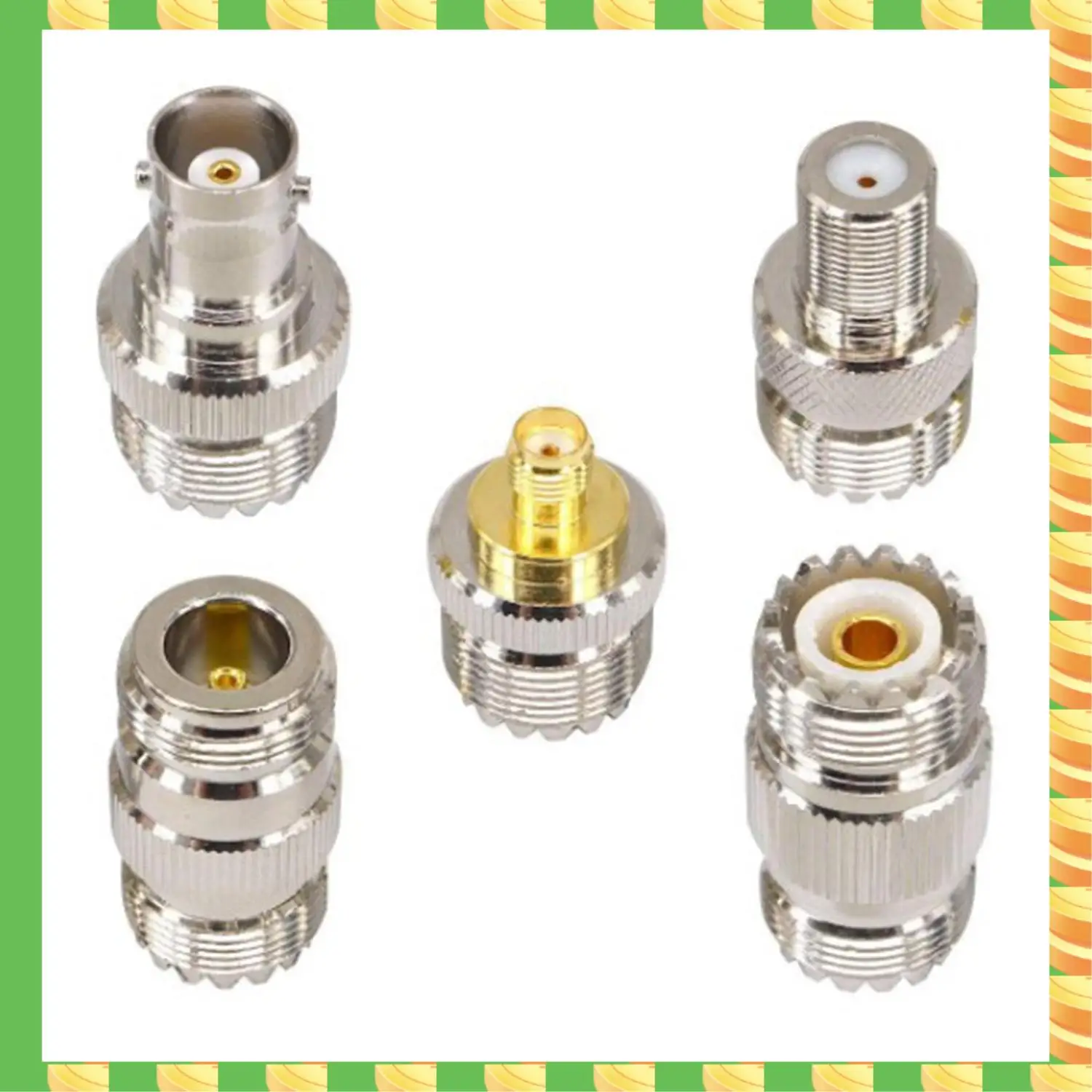 AB53 20PCS RF Coaxial Connector Kit UHF SO239 PL259 Adapter Set UHF To SMA/BNC/N/UHF/F Adapter Coax Adapter For CB Antenna
AB53 20PCS RF Coaxial Connector Kit UHF SO239 PL259 Adapter Set UHF To SMA/BNC/N/UHF/F Adapter Coax Adapter For CB Antenna
