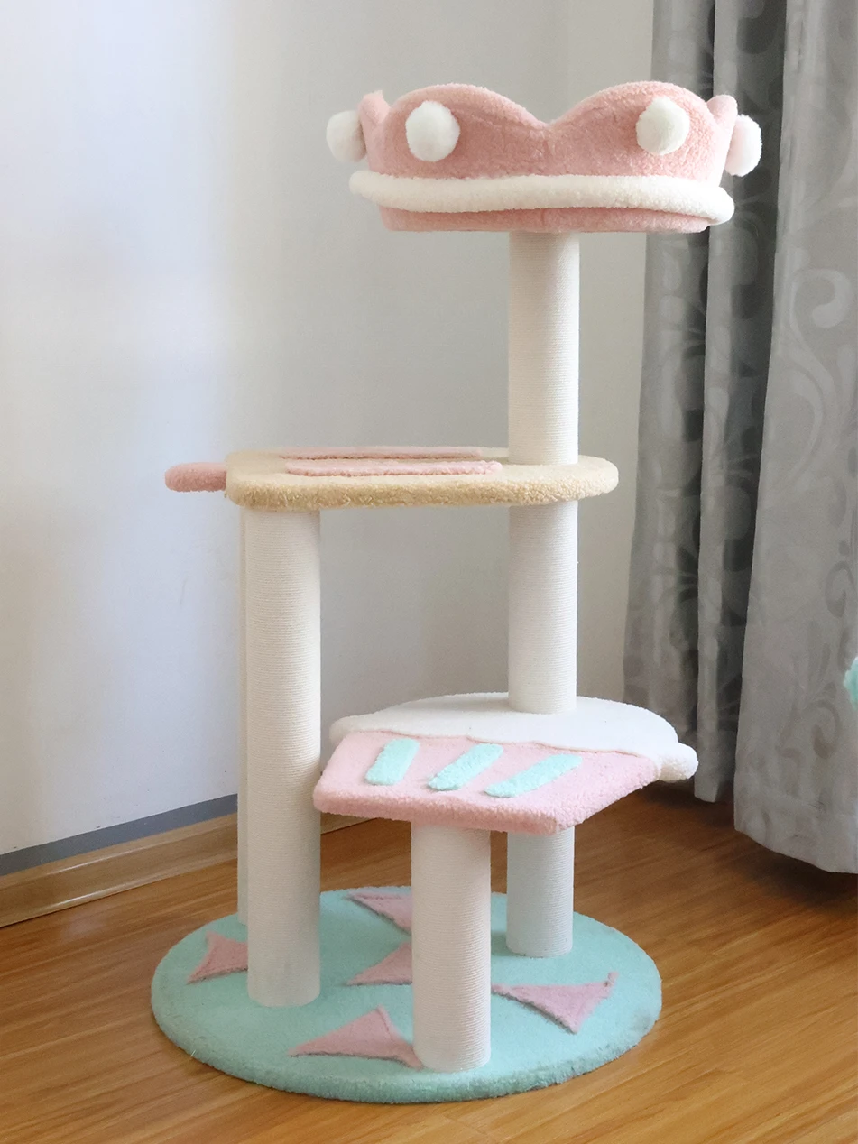 Plush pie ice cream climbing frame, small climbing frame, jumping platform, scratching pillar, toys, pet supplie
Plush pie ice cream climbing frame, small climbing frame, jumping platform, scratching pillar, toys, pet supplie