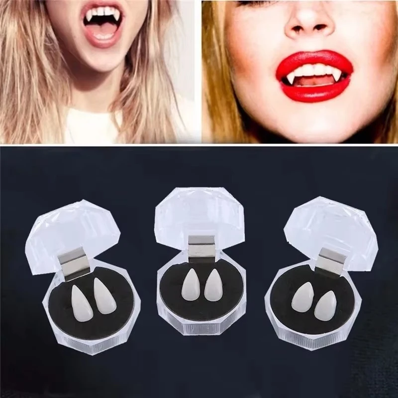 1-4Pairs Halloween Decor Vampire Teeth Fangs Dentures Props Party Cosplay Props Fake Teeth Resin Fangs Halloween Masquerade Prop
1-4Pairs Halloween Decor Vampire Teeth Fangs Dentures Props Party Cosplay Props Fake Teeth Resin Fangs Halloween Masquerade Prop