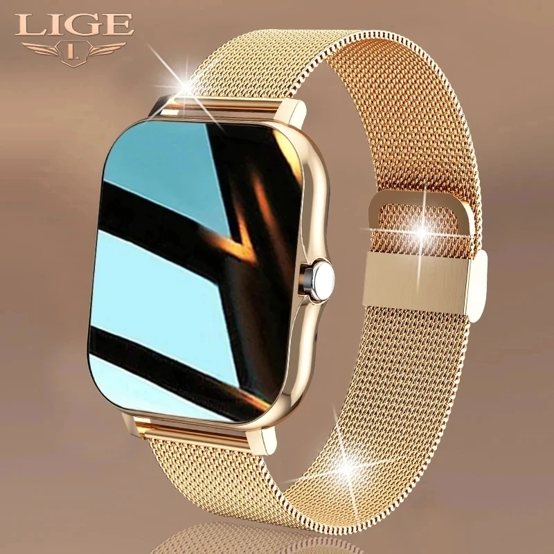 LIGE 2023 Men Smart Watch Women 1.69" Color Screen Full Touch Fitness Tracker Bluetooth Call Smart Clock Ladies Smart Watch Men
LIGE 2023 Men Smart Watch Women 1.69" Color Screen Full Touch Fitness Tracker Bluetooth Call Smart Clock Ladies Smart Watch Men