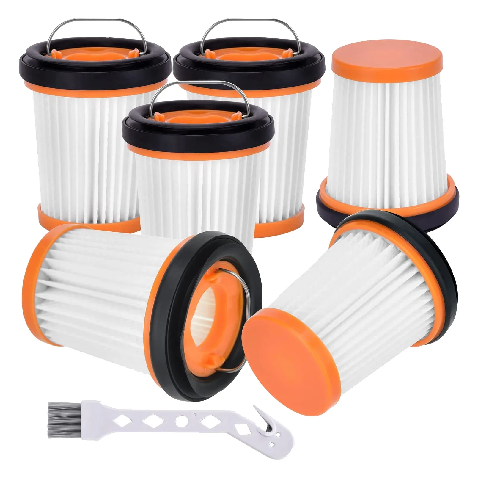 6 Pack Fabric Vacuum Filter with Brush for Shark WV201 WV200 WV205 WV220 WANDVAC Handheld Vacuum
6 Pack Fabric Vacuum Filter with Brush for Shark WV201 WV200 WV205 WV220 WANDVAC Handheld Vacuum