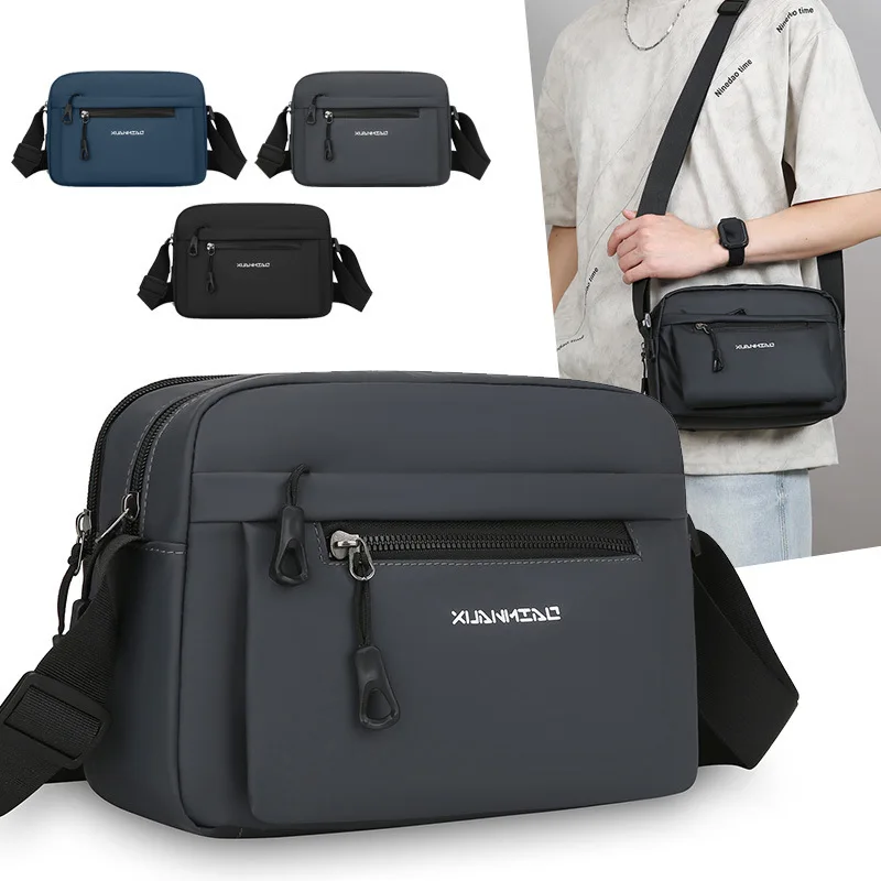 New Men's Crossbody Bag Business Travel Outdoor Water-proof Commuter Simple Shoulder Bag
New Men's Crossbody Bag Business Travel Outdoor Water-proof Commuter Simple Shoulder Bag