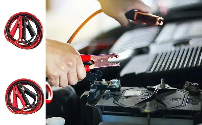 Jumper Cables Heavy-Duty Automotive Booster Cables Stable Current Safe Car Jumper Cables Kits Automotive Booster Cables
Jumper Cables Heavy-Duty Automotive Booster Cables Stable Current Safe Car Jumper Cables Kits Automotive Booster Cables