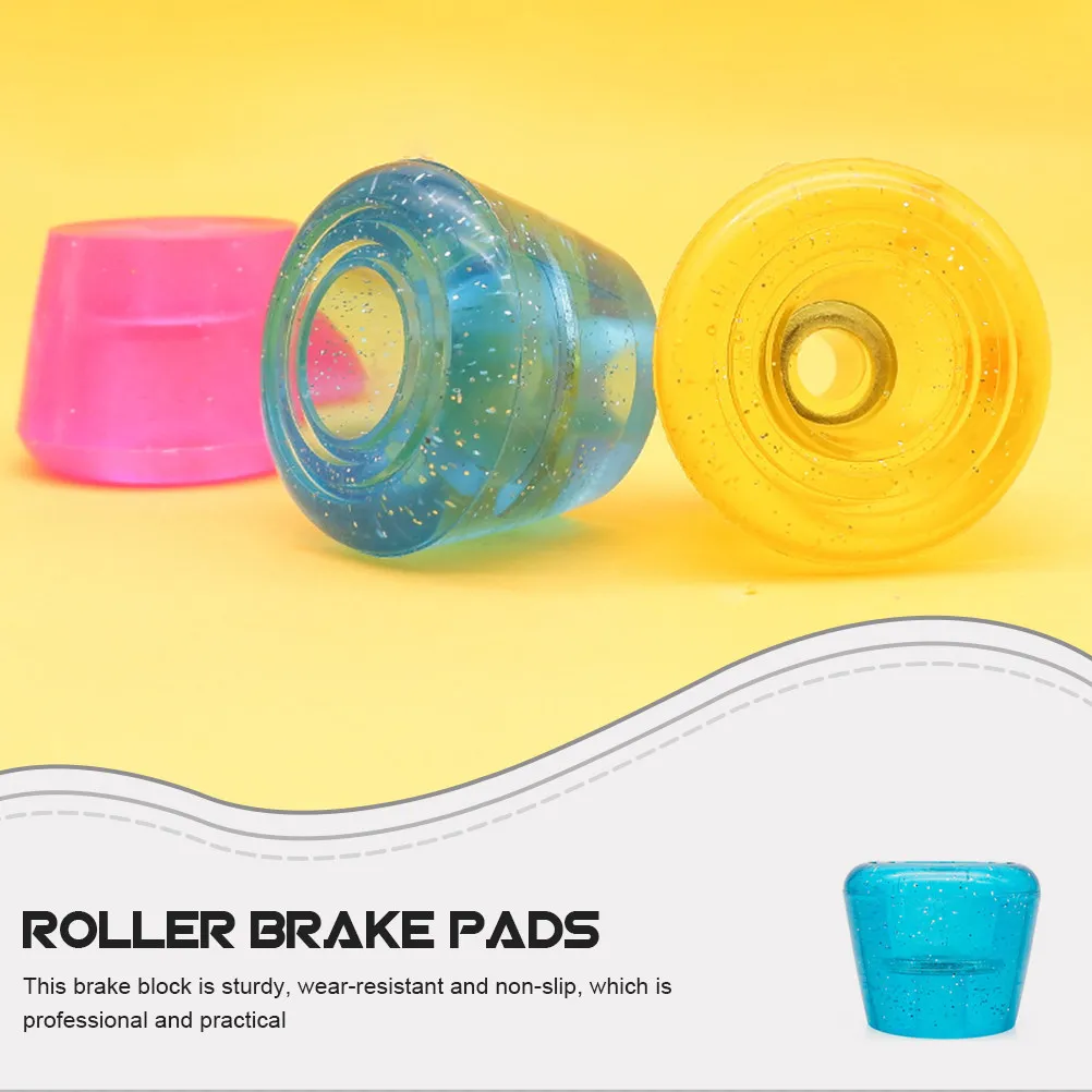 1 Set Roller Skate Brake Pads Replacement Toe Stops Double Row PU Wear Resistant Skating Stoppers Professional Non Slip
1 Set Roller Skate Brake Pads Replacement Toe Stops Double Row PU Wear Resistant Skating Stoppers Professional Non Slip