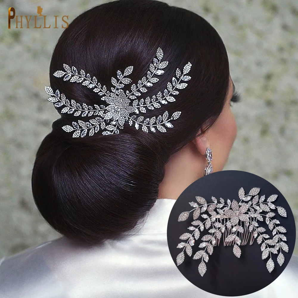 A53 Bridal Wedding Hair Comb Bridal Hair Clip Zircon Leaf Crystal Hair Piece Hair Accessories for Women and Girls Side Jewelry
A53 Bridal Wedding Hair Comb Bridal Hair Clip Zircon Leaf Crystal Hair Piece Hair Accessories for Women and Girls Side Jewelry