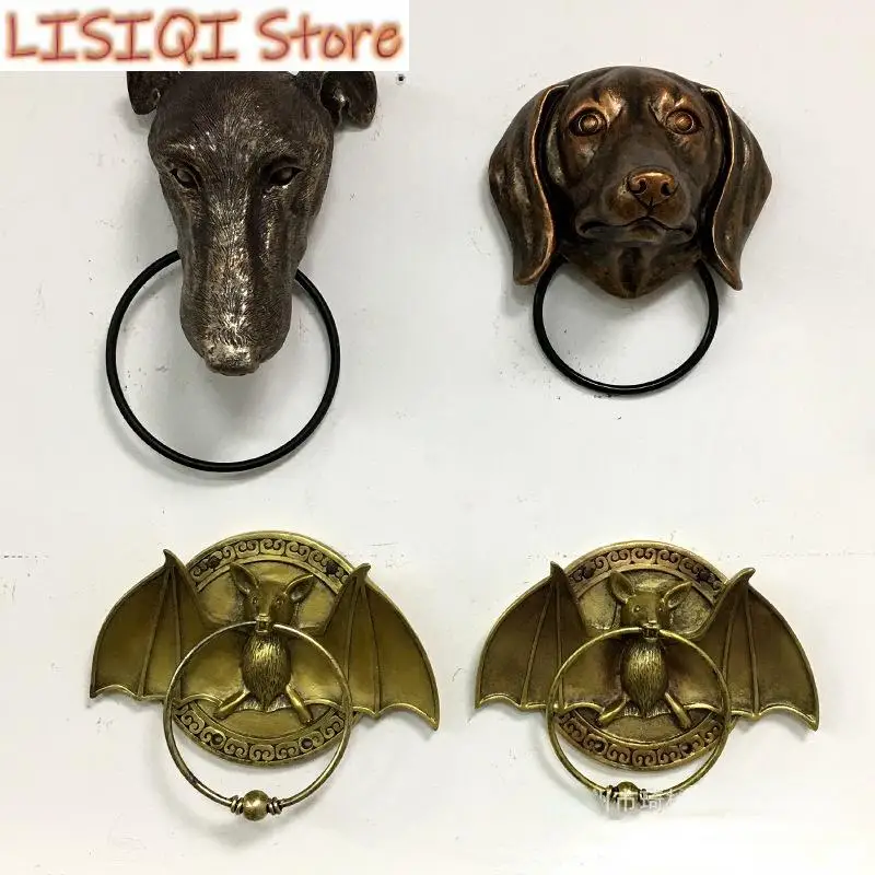 New Animal Head Door Knocker Pendant Entrance Door Wall Hanging Decoration Resin Dog Wall Decoration Crafts Courtyard Decoration
New Animal Head Door Knocker Pendant Entrance Door Wall Hanging Decoration Resin Dog Wall Decoration Crafts Courtyard Decoration