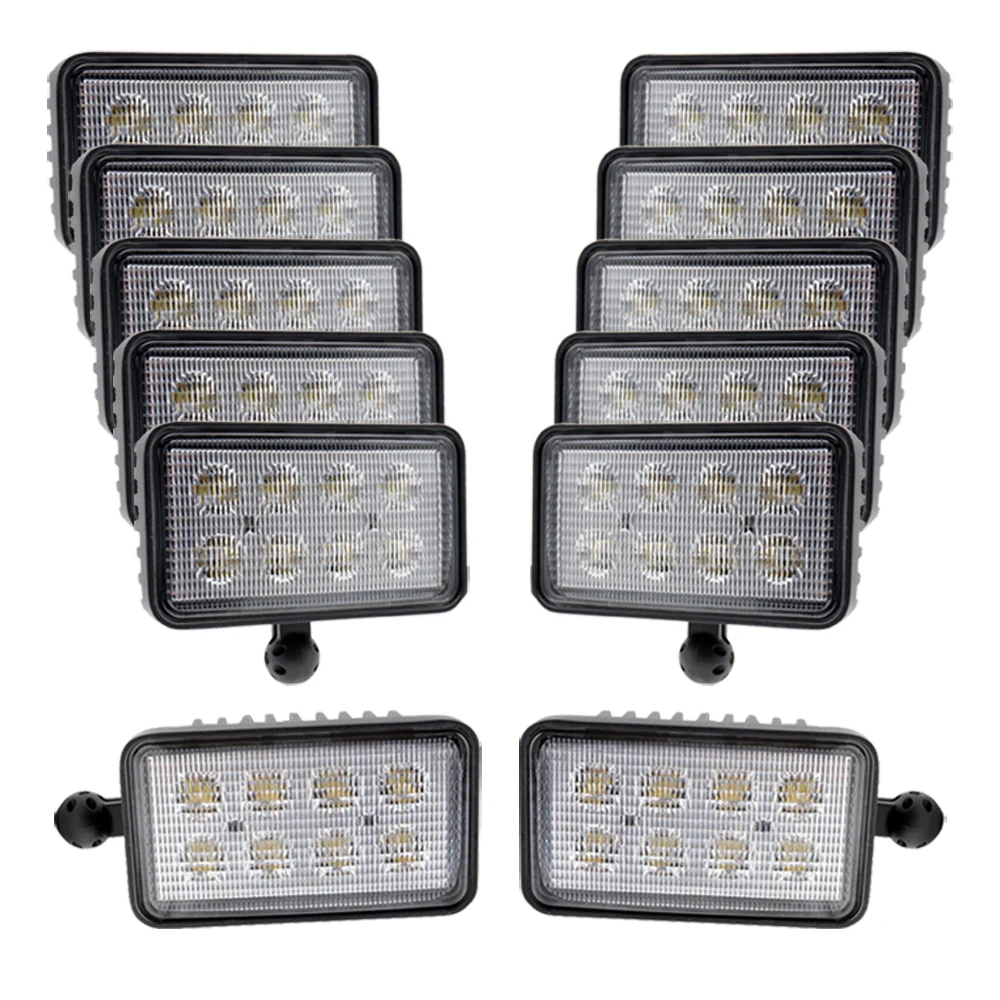 480W LED Work Light Kit 12V 24V Floodlamp 12pcs 40W For John Deere Tractor 8100,8200,8300,8400,8110, 8210, 8310, 8410+ RE154908
480W LED Work Light Kit 12V 24V Floodlamp 12pcs 40W For John Deere Tractor 8100,8200,8300,8400,8110, 8210, 8310, 8410+ RE154908