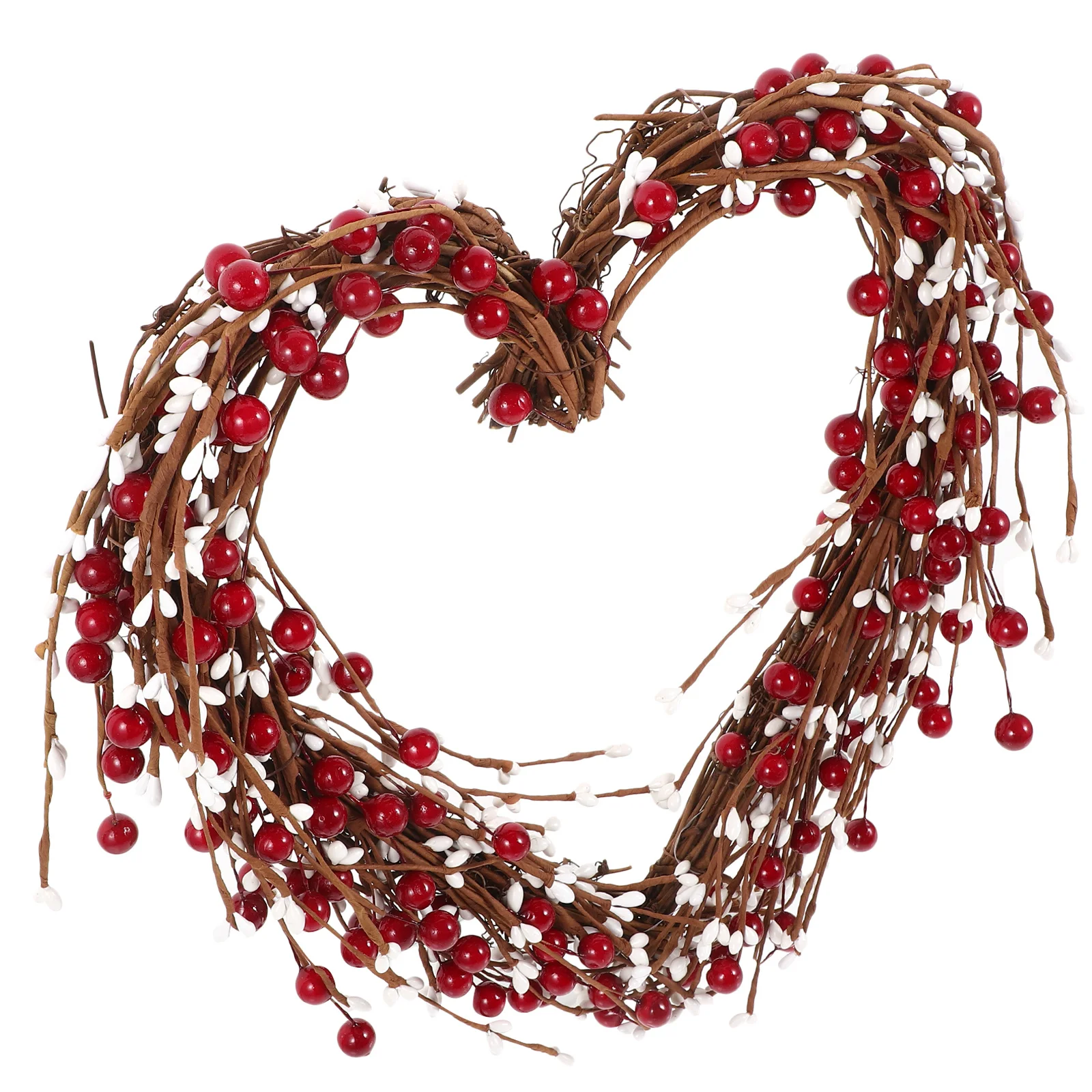 Simulation Heart Shape Foam Garland Artificial Red Berry Wreath for Holiday Home Decor Valentine Front Door Hanging Wreath
Simulation Heart Shape Foam Garland Artificial Red Berry Wreath for Holiday Home Decor Valentine Front Door Hanging Wreath