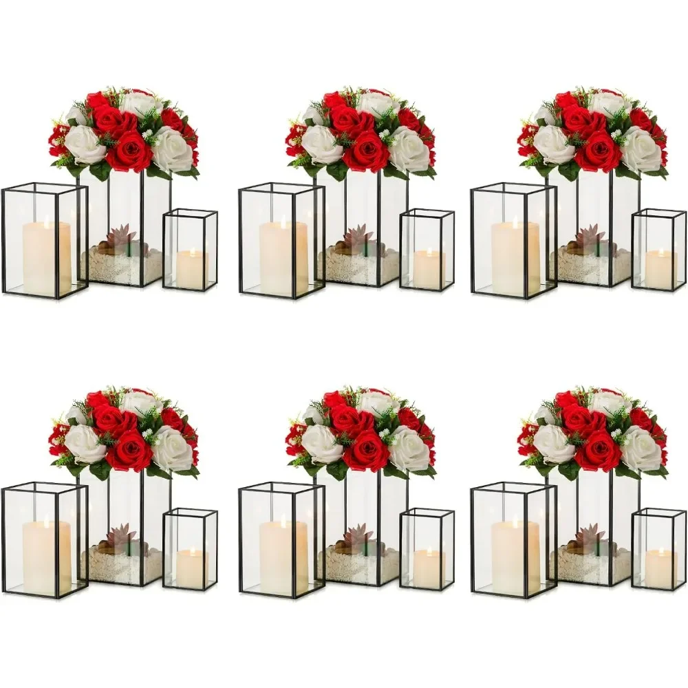 Hurricane Glass Candle,Holder Metal Frame Clear Candle Holder for Table Centerpiece Wedding Engagement
Hurricane Glass Candle,Holder Metal Frame Clear Candle Holder for Table Centerpiece Wedding Engagement