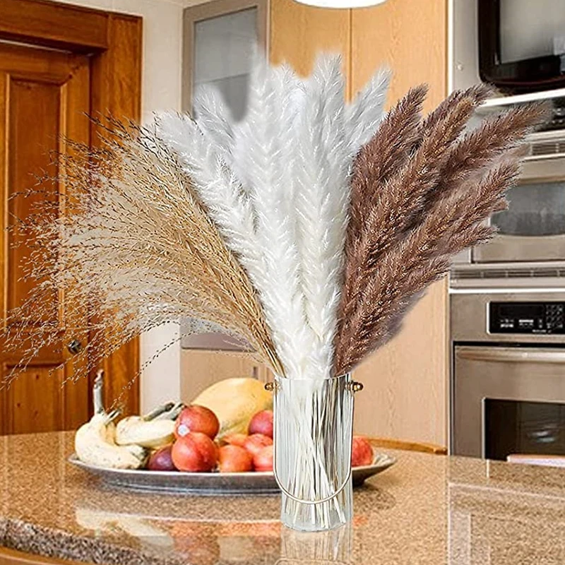 100PCS Natural Dried Pampas Grass Bouquet Boho Home Decor Phragmites Dried Flowers Wedding Decoracion Boda Dekoration
100PCS Natural Dried Pampas Grass Bouquet Boho Home Decor Phragmites Dried Flowers Wedding Decoracion Boda Dekoration