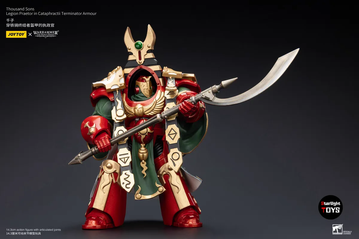 【Доставка в течение 24 часов】Анимационная фигурка JOYTOY Warhammer 40K 1/18: Праетор Легиона Тысячелетних Сынов в броне Cataphractii Terminator
【Доставка в течение 24 часов】Анимационная фигурка JOYTOY Warhammer 40K 1/18: Праетор Легиона Тысячелетних Сынов в броне Cataphractii Terminator