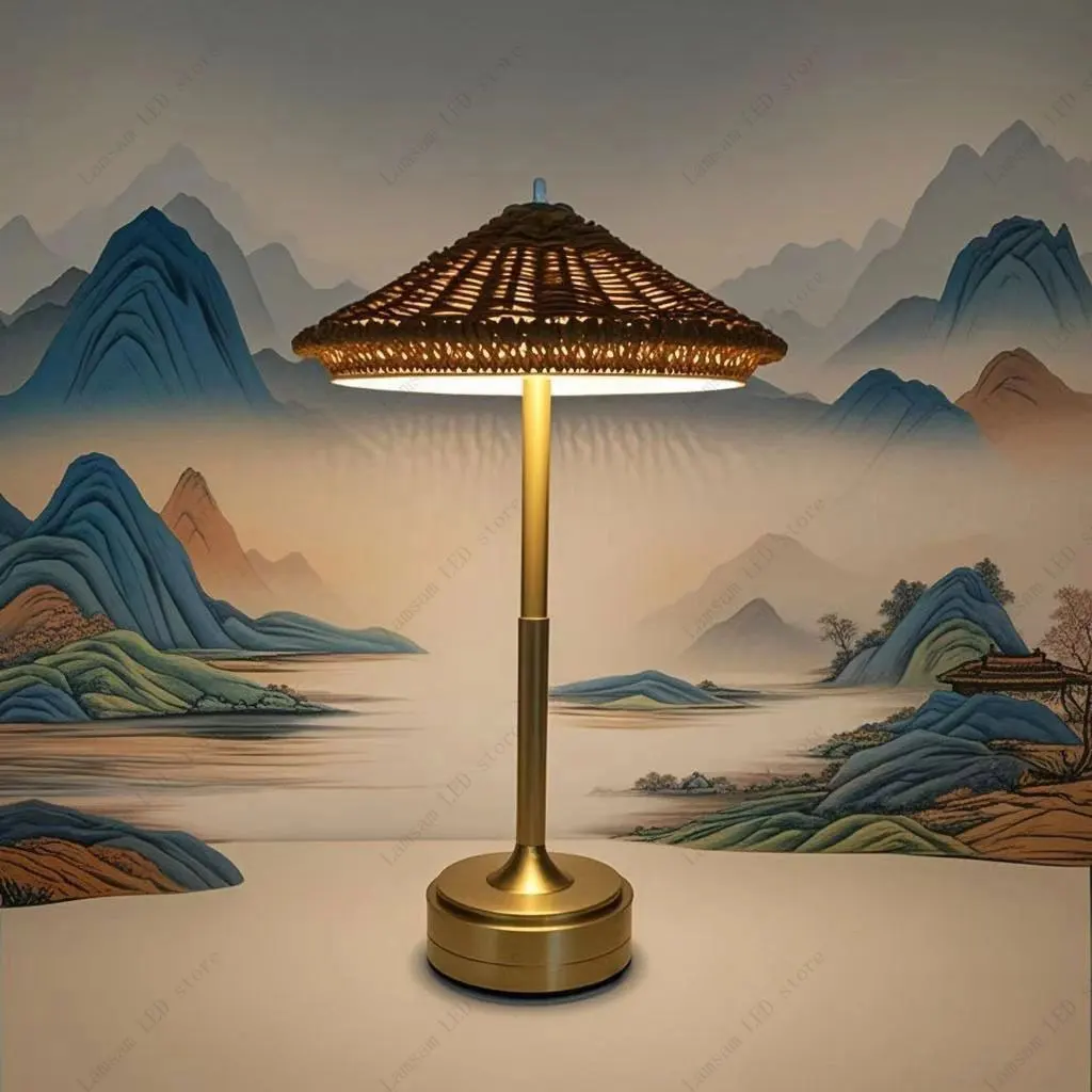 Rechargeable LED Rattan Table Lamp Unique Design Cordless Desk Light Pastoral Night Light for Bedroom Canteen Living Room Study
Rechargeable LED Rattan Table Lamp Unique Design Cordless Desk Light Pastoral Night Light for Bedroom Canteen Living Room Study