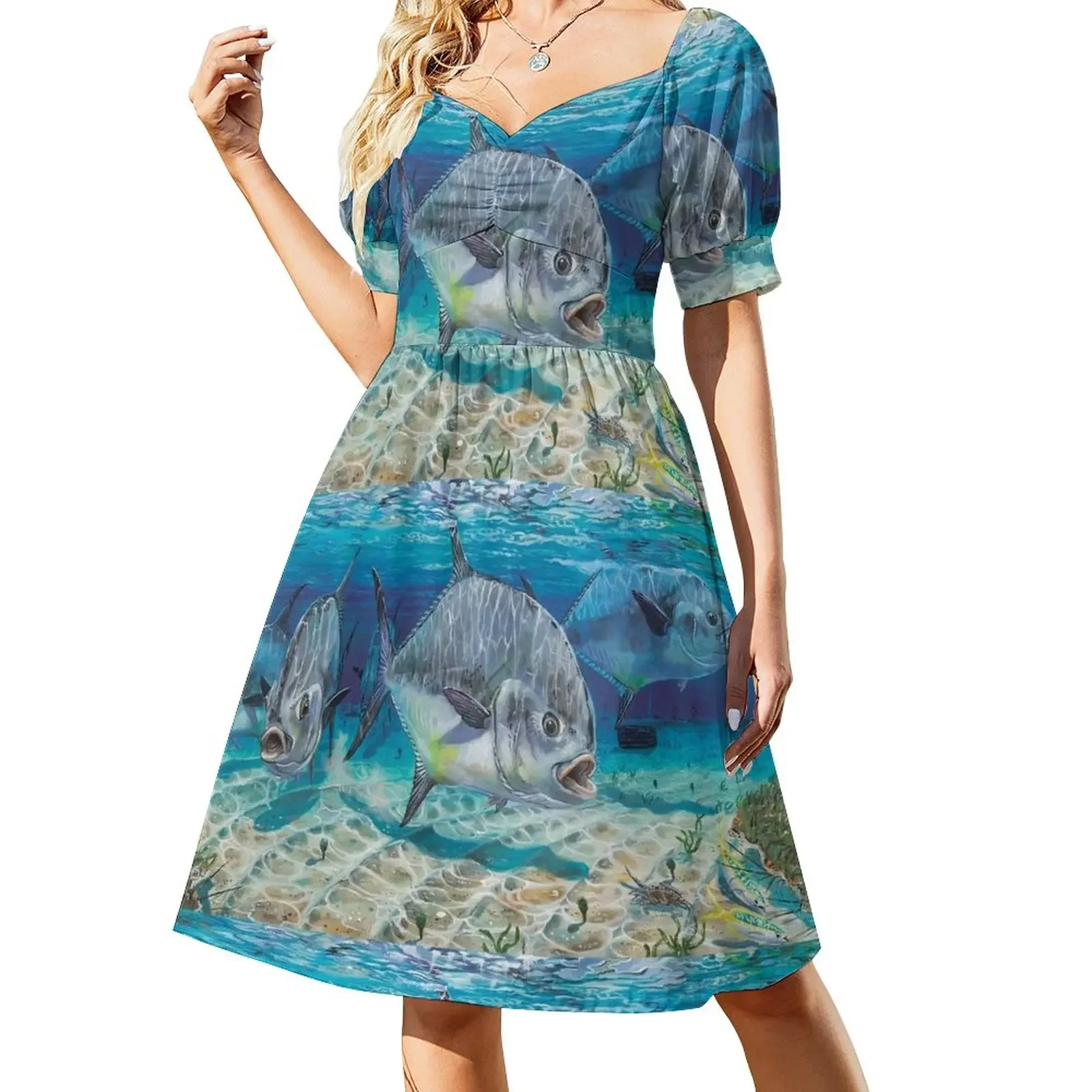 Biscayne Bay Permits Short-Sleeved Dress wedding dresses for woman loose summer dress
Biscayne Bay Permits Short-Sleeved Dress wedding dresses for woman loose summer dress