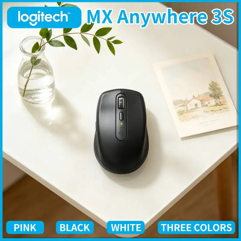Logitech MX Anywhere 3S Travel Mouse - 8000 DPI, Hyper-Scroll, Silent Click, Office Use, Multi-Device Sync, Anti-Slip Grip
Logitech MX Anywhere 3S Travel Mouse - 8000 DPI, Hyper-Scroll, Silent Click, Office Use, Multi-Device Sync, Anti-Slip Grip