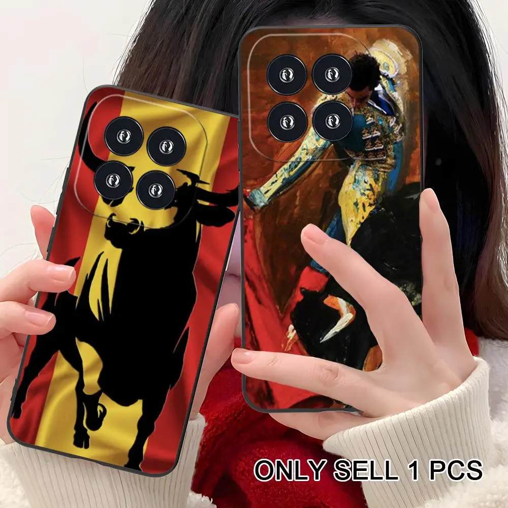 Spain Bullfight Matador Phone Case for Xiaomi 17 15 14 13 12 Mi 11 T Ultra Lite Pro S X 5G Soft TPU Shockproof Cover
Spain Bullfight Matador Phone Case for Xiaomi 17 15 14 13 12 Mi 11 T Ultra Lite Pro S X 5G Soft TPU Shockproof Cover