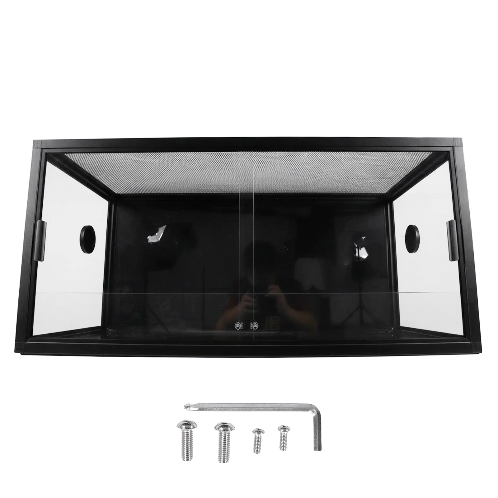 Reptile Breeding Box Lightweight Reptile Landscaping Container with Ventilation Plant Gecko Ecological Tank for Easy Maintenance
Reptile Breeding Box Lightweight Reptile Landscaping Container with Ventilation Plant Gecko Ecological Tank for Easy Maintenance