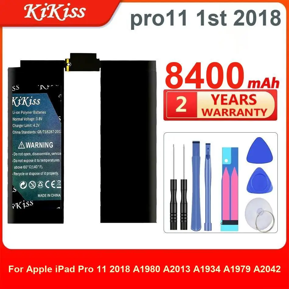 Kikiss Battery For Apple Ipad Pro 11 2018 A1980 A2013 A1934 A1979 A2042,Pro11 1St 2018,8400Mah
Kikiss Battery For Apple Ipad Pro 11 2018 A1980 A2013 A1934 A1979 A2042,Pro11 1St 2018,8400Mah