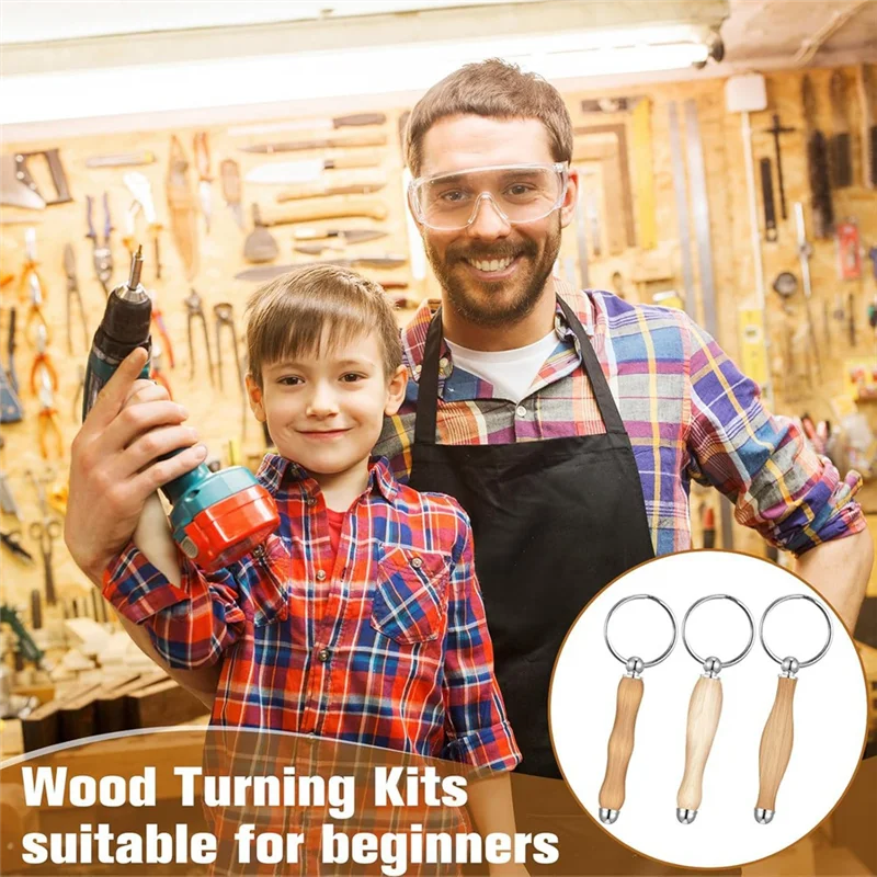 BAAR-Comprehensive 12Pcs Woodturning Keychain Kit With Mandrel For Crafting And Woodworking, Ideal Gift A
BAAR-Comprehensive 12Pcs Woodturning Keychain Kit With Mandrel For Crafting And Woodworking, Ideal Gift A