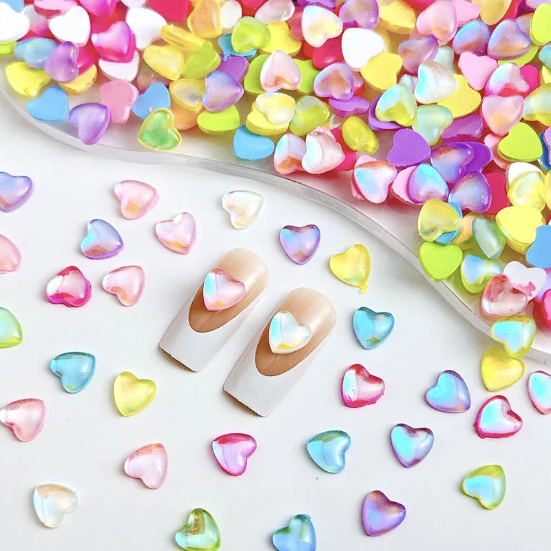 60PCS 6mm 8mm Mixed Color 3D Flat Back Nail Love Heart Rhinestone Charms Accessories For Manicure Deco Nails Decoration Supplies
60PCS 6mm 8mm Mixed Color 3D Flat Back Nail Love Heart Rhinestone Charms Accessories For Manicure Deco Nails Decoration Supplies
