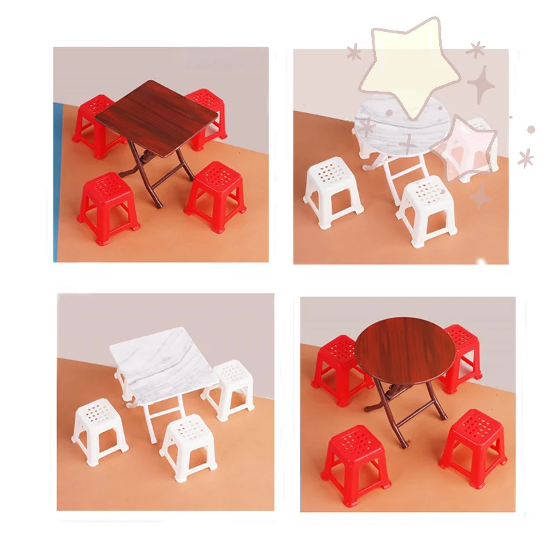 1 комплект, масштаб 1:12, имитация стола и стульев для кукольного домика, набор моделей, мини-мебель для кукольного дома, аксессуары, игрушка для ролевых игр
1 комплект, масштаб 1:12, имитация стола и стульев для кукольного домика, набор моделей, мини-мебель для кукольного дома, аксессуары, игрушка для ролевых игр