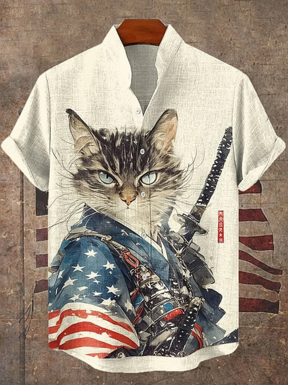 Men's Cat Printed Linen Shirt Short Sleeve Fashionable Stand up Collar Social Button Casual plus Size Breathable Fast Shipping
Men's Cat Printed Linen Shirt Short Sleeve Fashionable Stand up Collar Social Button Casual plus Size Breathable Fast Shipping
