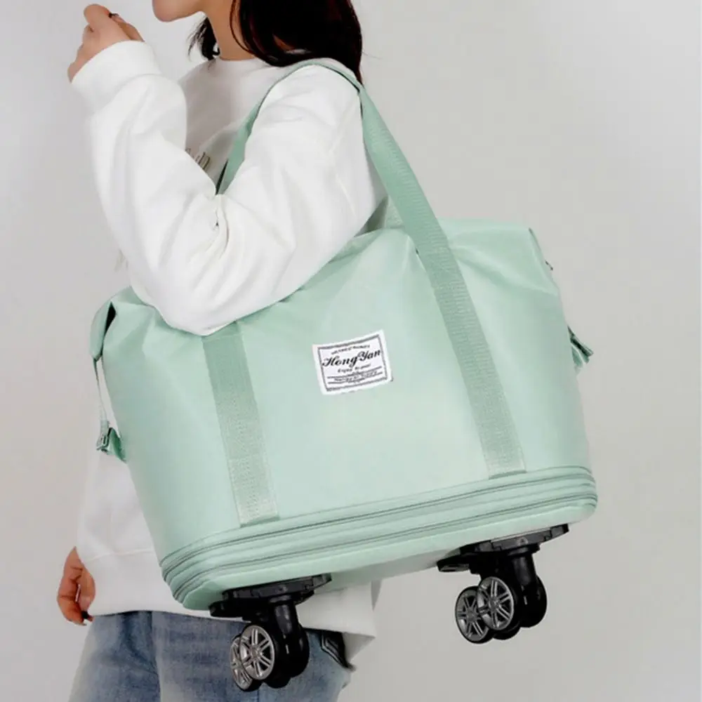 Oxford Cloth Sport Gym Bags with Wheels Dry-Wet Separation Collapsible Travel Tote Portable Expandable Luggage Storage Bag Work
Oxford Cloth Sport Gym Bags with Wheels Dry-Wet Separation Collapsible Travel Tote Portable Expandable Luggage Storage Bag Work
