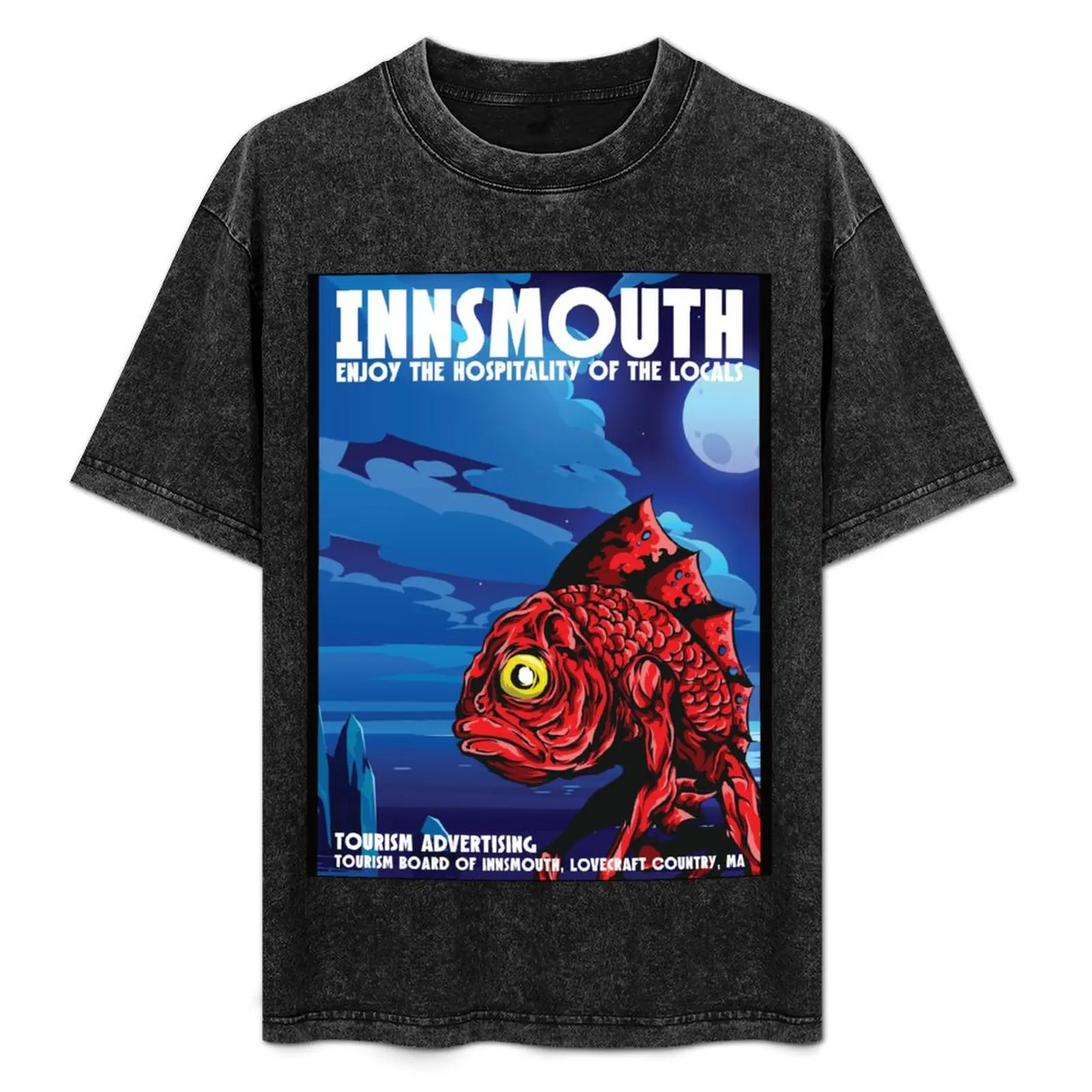 Innsmouth Vintage Travel Poster Lovecraft T-Shirt Casual Daily Outfit T-Shirt
Innsmouth Vintage Travel Poster Lovecraft T-Shirt Casual Daily Outfit T-Shirt